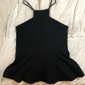 Express Black Peplum Top